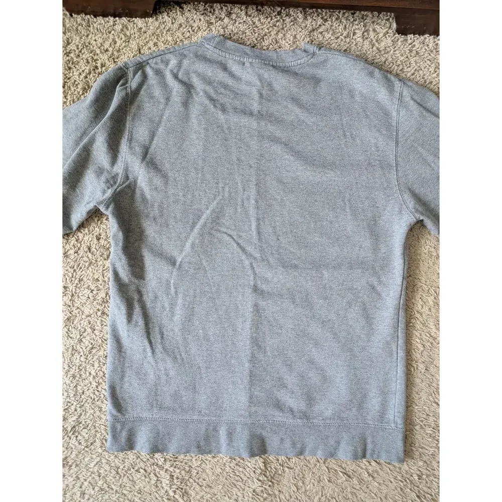 RVCA Sweatshirt Men M Gray Native American Graphic Indian-Chief Skater Steetwear